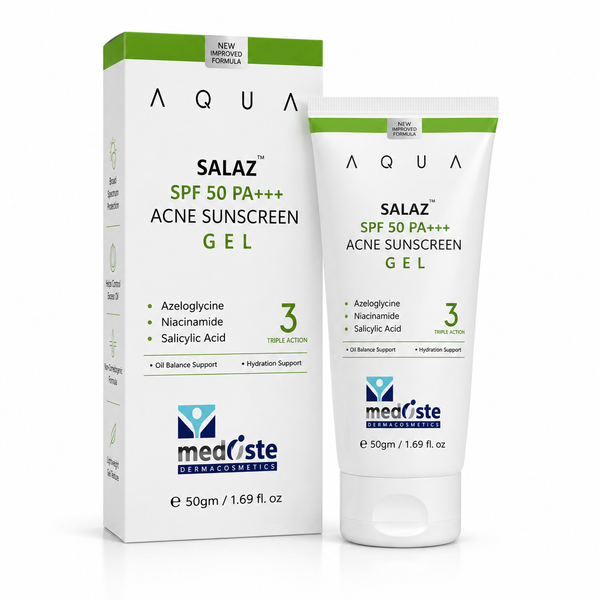 Aqua Salaz Acne Sunscreen Gel SPF 50 PA+++